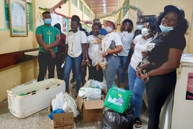 Kikis Court Fan Club donates to Hohoe Municipal Hospital Wards